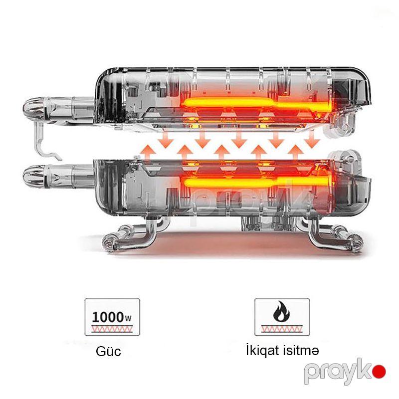 Elektrik Sokany Vafli Hazırlayan Maşın SK-BBQ-227 Elektrikli Yapışmayan Led İşıqlı Qril Toster Sendviç Maşını 1000W — Toster və vaflyasıcı, Bakı (6)