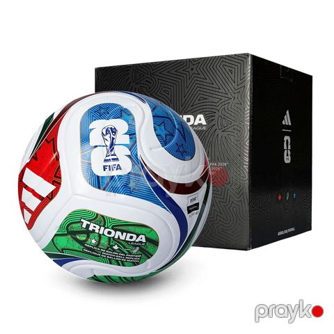 Orjinal Top Adidas Fıfa 2026 Trionda Pro JD8021 Trionda Liqası - Futbol Topu Mundial 2026 Liqa Qutu Topu — Bakı