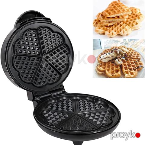 Çoxfunksiyalı Səhər Yeməyi Üçün Elektrikli Vafli Hazırlayan Toster İki Tərəfli Waffle Hazırlayan — Bakı