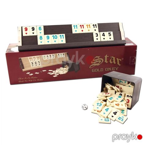 Star Gold Taxta Okey Dəsti Star Gold Ahşap Okey Takımı Okey Oyunu — Bakı
