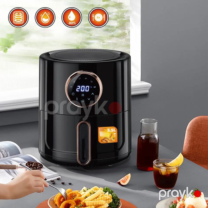 Çoxfunksiyalı RAF Böyük Tutumlu Fritöz 5.5 L Slinder Formalı Elektrikli Firi Qızartma Maşını 1350W R.5271 — Digər mətbəx texnikası, Bakı (4)