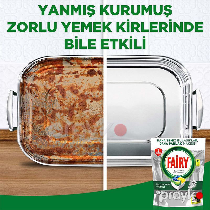 2 ədəd Fairy Platinum 43 Qabyuyan Yuyucu Kapsul Limon Ətirli Fairy Platinum Bulaşık Makinesi Kapsülü 43'lü — Mallar, Bakı (2)