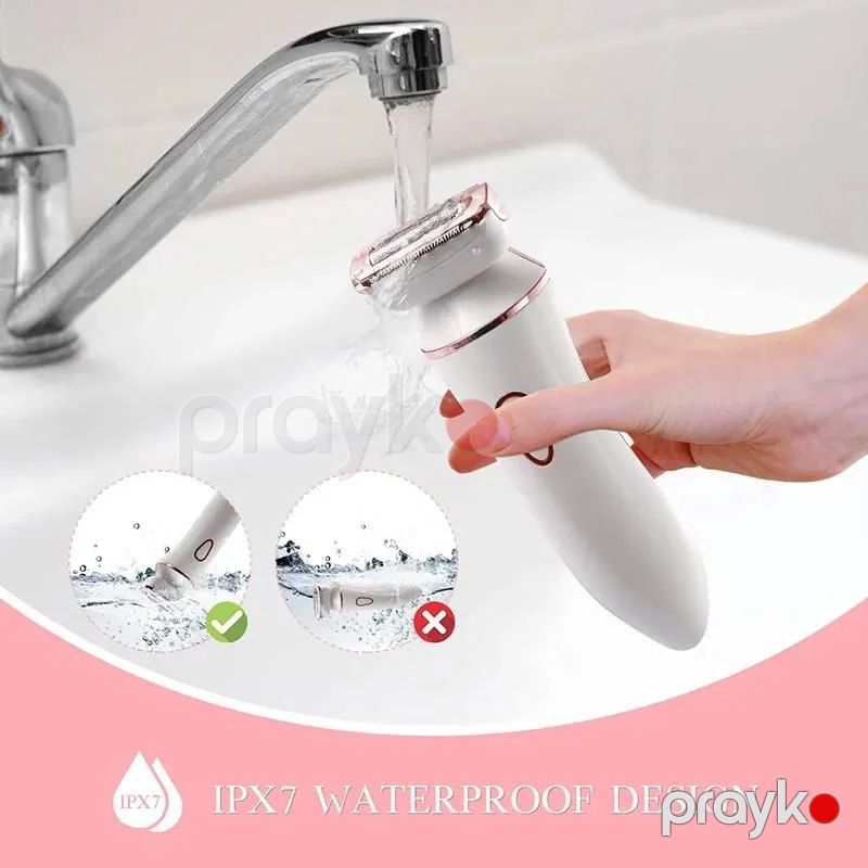 Kemei KM-2190 Simsiz Qadın Epilyatoru Fırlanan Başlığa Malik Epilyator 5 Başlıqlı Epilyator — Usturalar, trimmerler və epilyatorlar, Bakı (5)