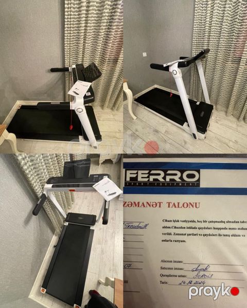 Ferro T60 motorlu qaçış trenajoru satilir. 900azn. 2.5 HP mühərrik — Qobu