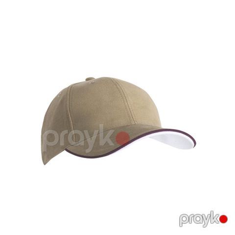 Beysbolka kişilər üçün, pambıq, xaki, ölçü One size — Bakı