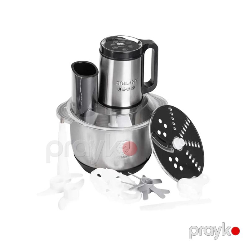 Sensor Ekrana Sahib Elektrik Doğrayıcı blender 6-da 1 Sokany SK-06036 5.5L paslanmaz Polad Doğrayıcı — Blenderlər, xırdalayanlar və mikserlər, Bakı (6)