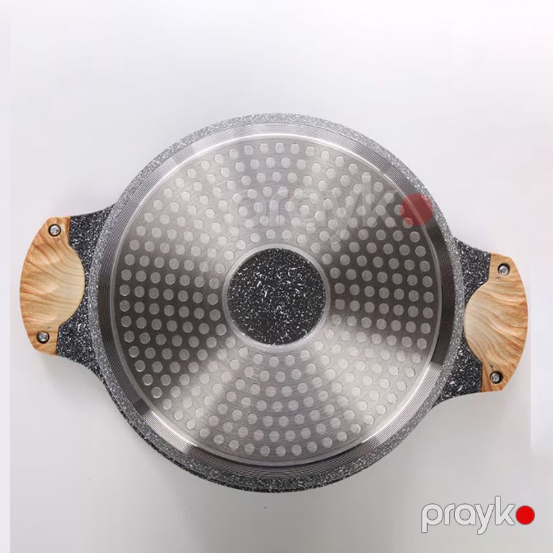 Honhey HH-CERTG28 Qazan 28 Sm Diametr Aluminium Qazan Tutum 6 L — Qablar və mətbəx əşyaları, Bakı (3)