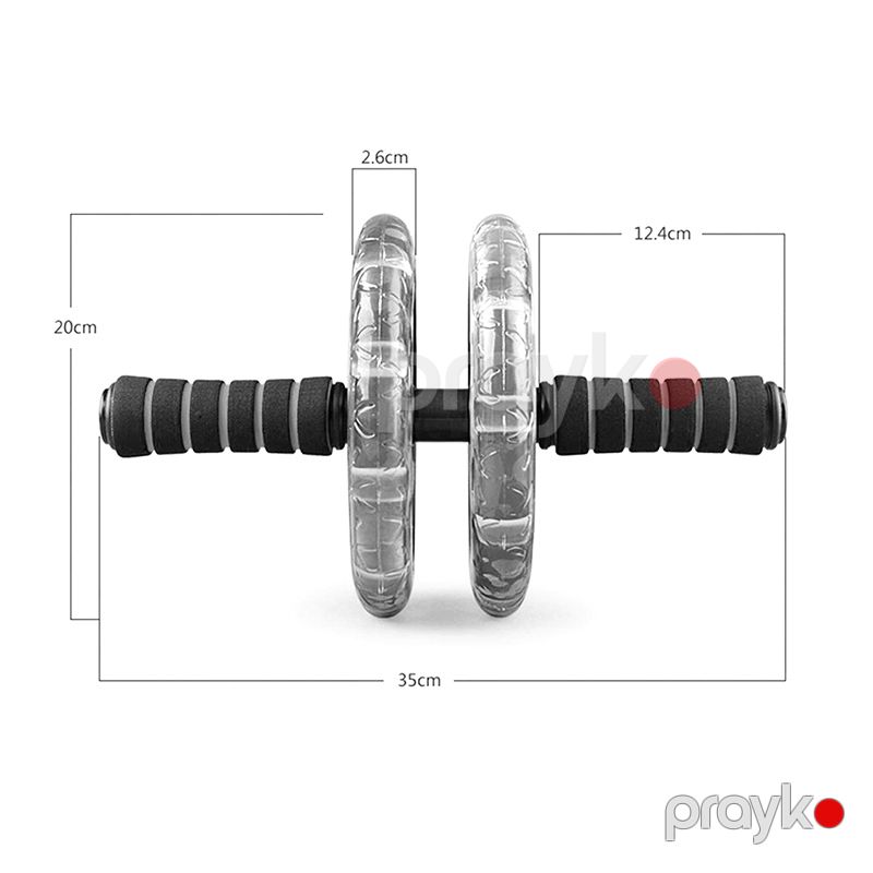 Wheel Press Səssiz İki Təkərli Abdominal Press Çarxı Qarın Əzələ Məşq Aləti — İdman, hobi, istirahət, Bakı (5)