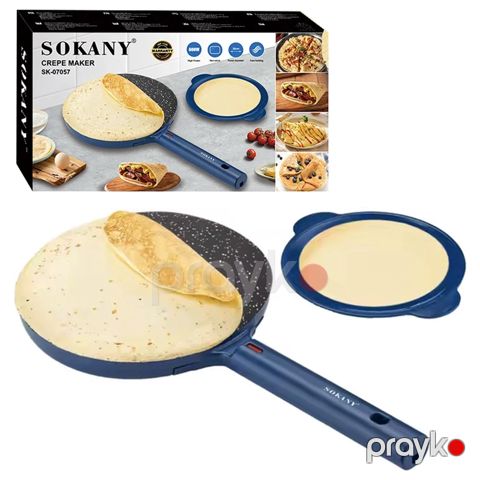 Sokany SK-07057 Krepe Maker Qeyri-yapışdırılmış Bilinçik Hazırlayıcı 600W Krep Hazırlama Maşın — Bakı