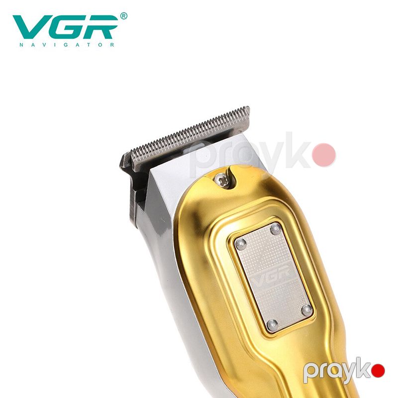 Yeni Tənzimlənən VGR Professional Elektrikli Saç Kəsmə Makinası Kişilər Üçün LED İşıqlı Peşəkar Gold Trimmer — Usturalar, trimmerler və epilyatorlar, Bakı (6)