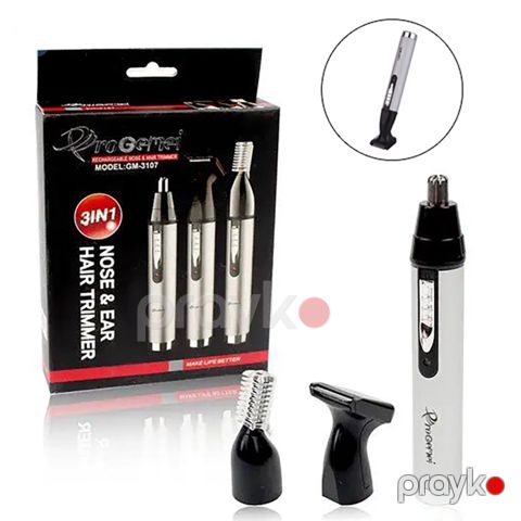 Saç Kesme Makinesi Gemei Gm-3107 3-ü 1 Arada Kişi Saç Təraş Maşını Gemei Üz Saqqal Burun Qulaq Bərbər Trimmeri — Bakı
