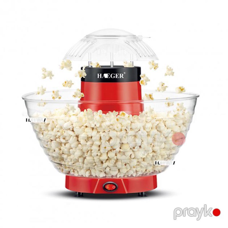 Elektrikli Popcorn Aparatı Haeger HG-9001 1200W Mini Popcorn Hazırlayan Aparat — Digər mətbəx texnikası, Bakı (2)