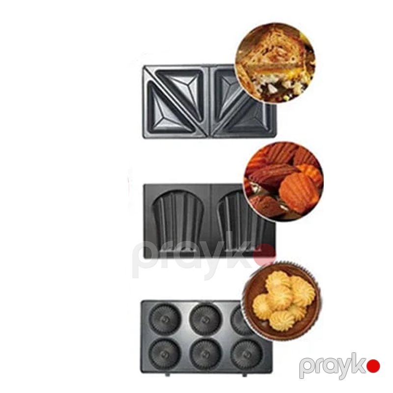 Sokany SK-B907 - 750 Watt 7 Funksiyalı Sendviç Hazırlayıcısı Toster Vafli Cihazı — Toster və vaflyasıcı, Bakı (5)