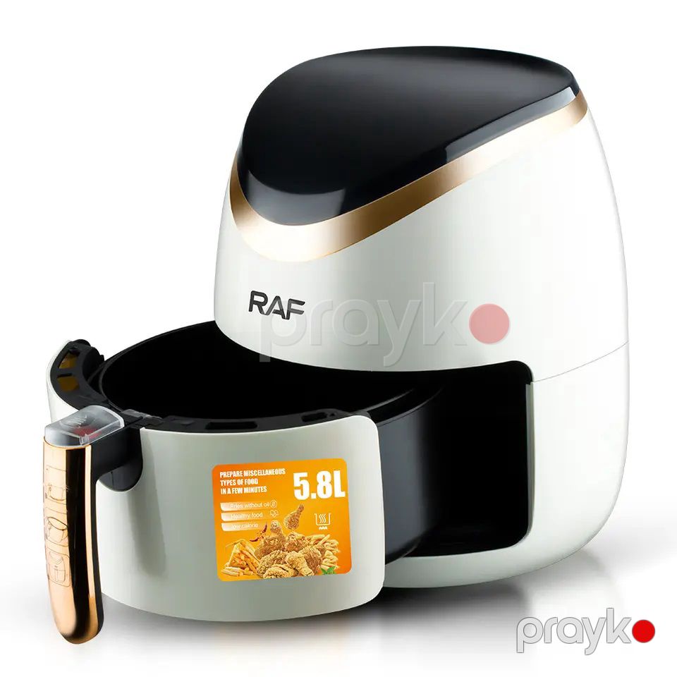 Funksional Sensorlu Ekran RAF R.5234 Hava Fritözü 1500W Güc 5.8L Tutumlu Air Fryer — Digər mətbəx texnikası, Bakı (2)