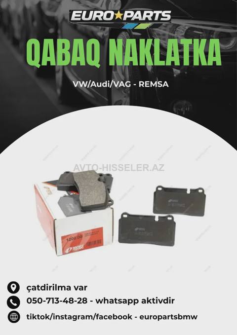 Audi üçün Remsa Qabaq Naklatka – VW/Audi/VAG — Bakı