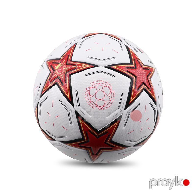 Futbol Topu Aspo Uefa Champions League 03 Ölçü 5 Qirmizi Rengli Xüsusi Dizaynda Futbol Topu 5 — İdman, hobi, istirahət, Bakı (4)