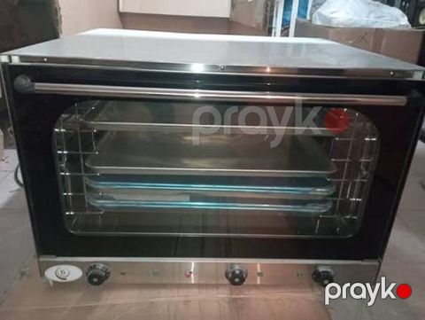 Islenmemis Elektrik konveksiya sobası - Geniş şüşə qapılı ön panel — Masazır
