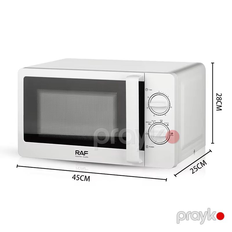 RAF R.8008 Mikrodalğalı Soba Elektrikli Yüksək Keyfiyyətli Soba 800W Gücündə Tutum 20 L — Mikrodalğalı sobalar, Bakı (4)