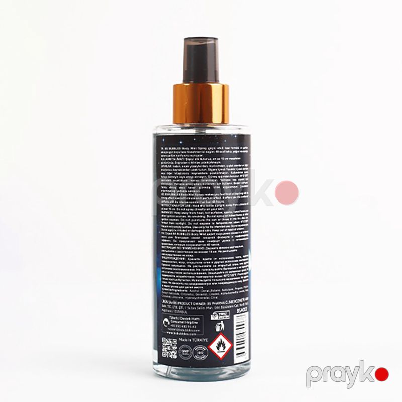 Body Mıst Nıght Bs Bubbles Cosmetics 200 Ml Qablaşdırmada Night Bədən Spreyi No: BS162 — Gözəllik və səhiyyə, Bakı (3)