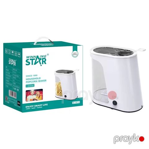 Wınnıng Star ST-9715 Elektrikli Popkorn Aparatı Portativ Popkorn Aparatı — Bakı