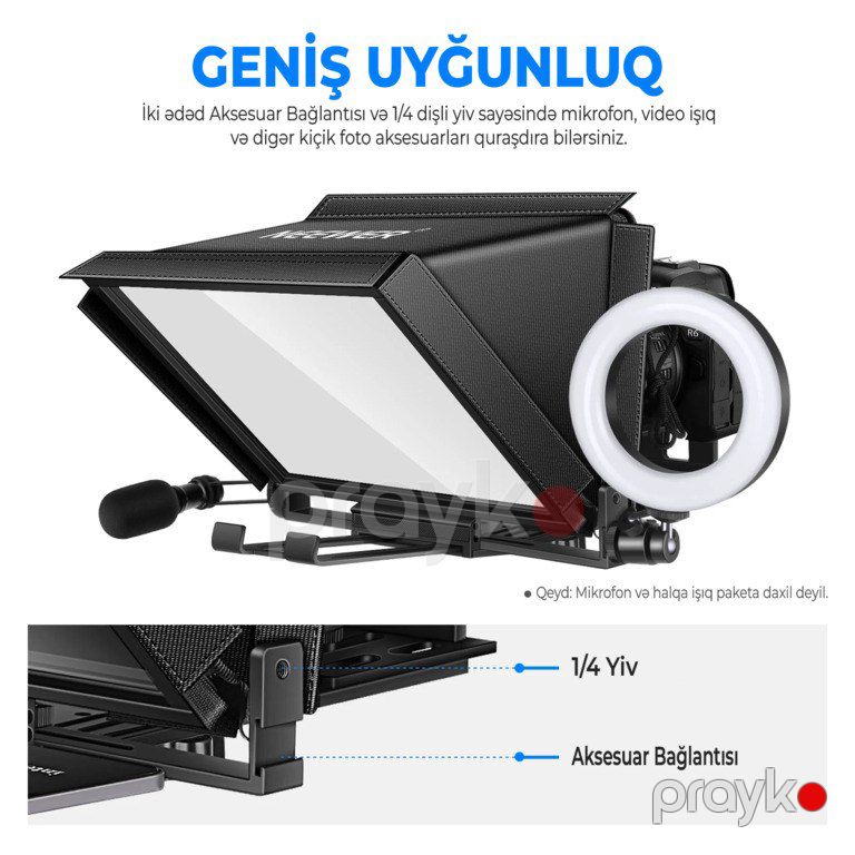 Neewer X12 Teleprompter — Foto və video texnikası, Bakı (6)