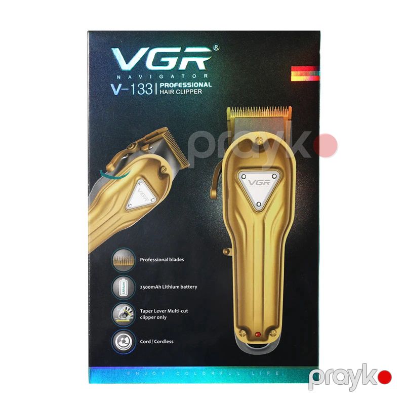 VGR Peşəkar Saç Kəsici Maşın VGR Təkrar Doldurulan Yüksək Güclü Saç Kəsmə Maşını 20W Professional Təraş Maşını — Usturalar, trimmerler və epilyatorlar, Bakı (6)