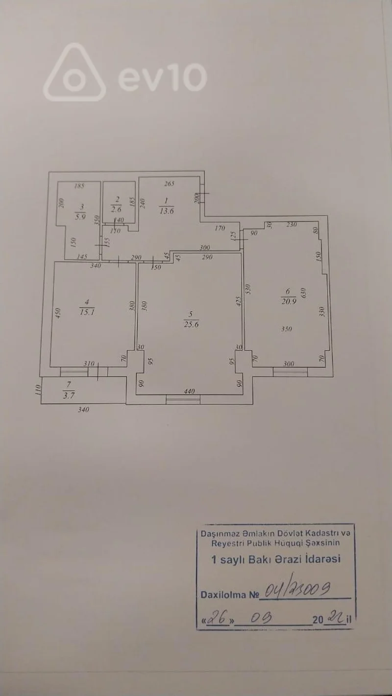 2 otaqlı mənzil, 92 m², Tebriz kucesi — Mənzil, Bakı (3)