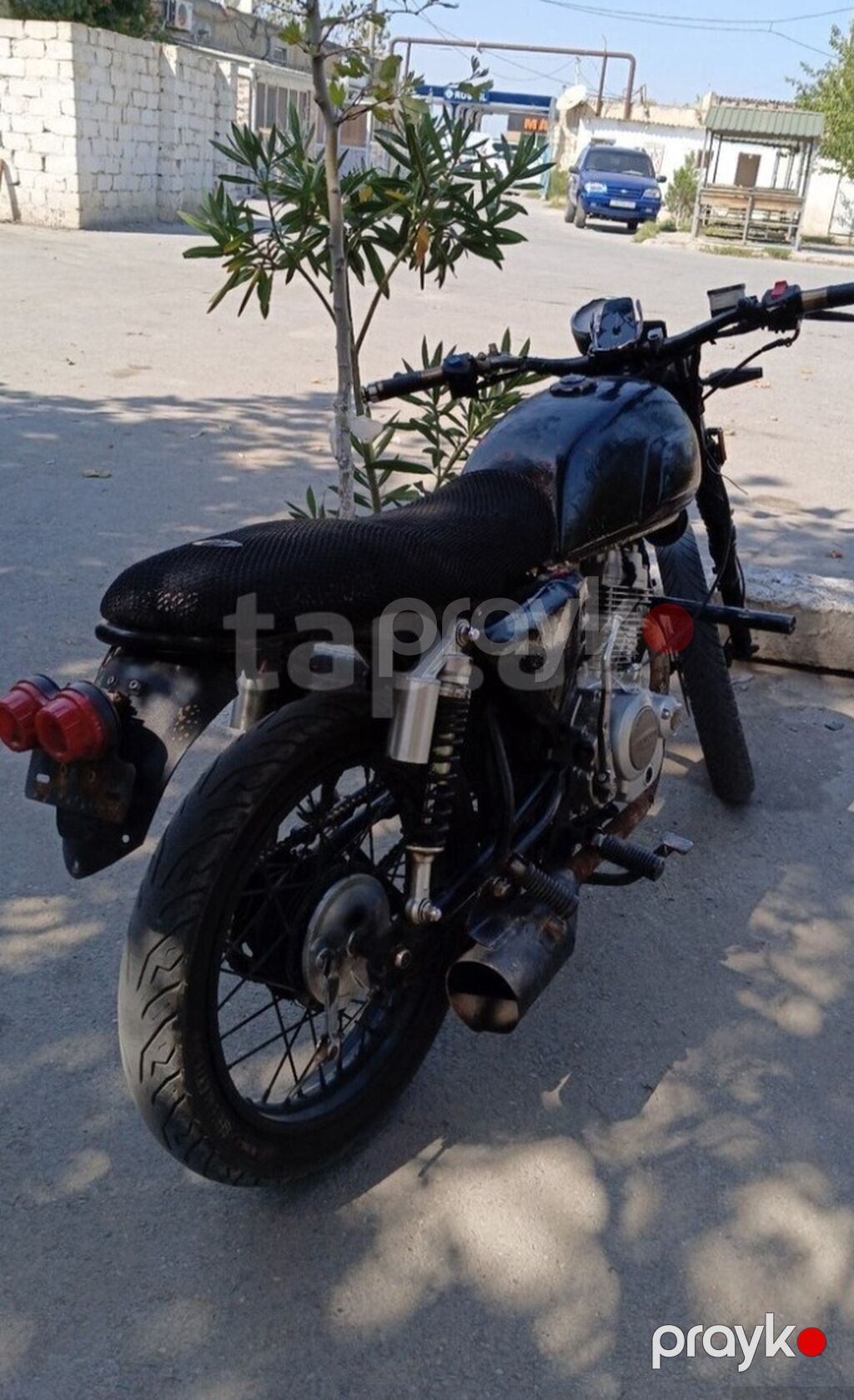 Kafe-reyser üslubunda yığılmış yol motosikleti - Çərçivə: boru tipli — Motosikletlər, Sumqayıt (5)