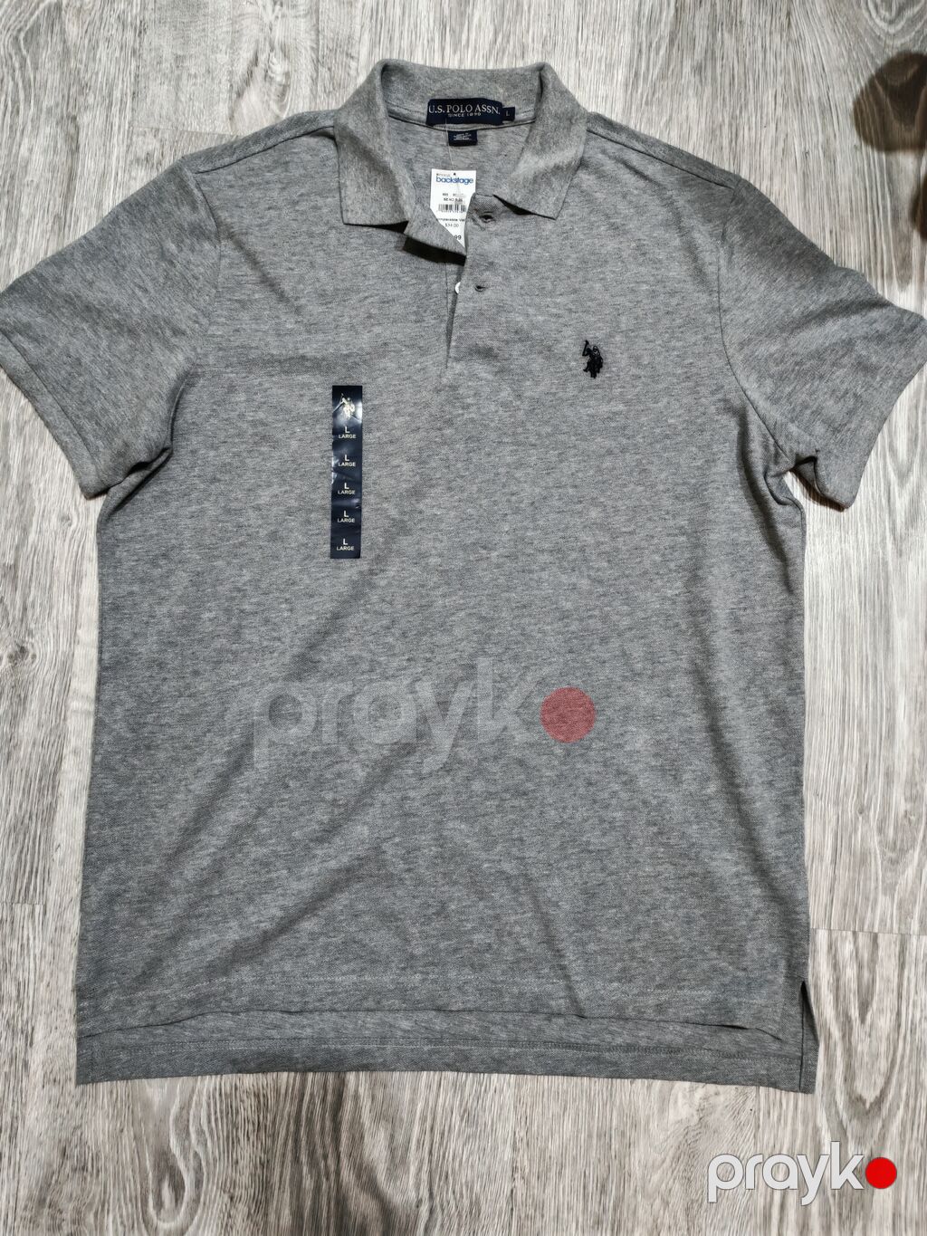 Polo köynək, U.S. Polo Assn, L, rəng - Boz — Futbolka və polo, Bakı (2)