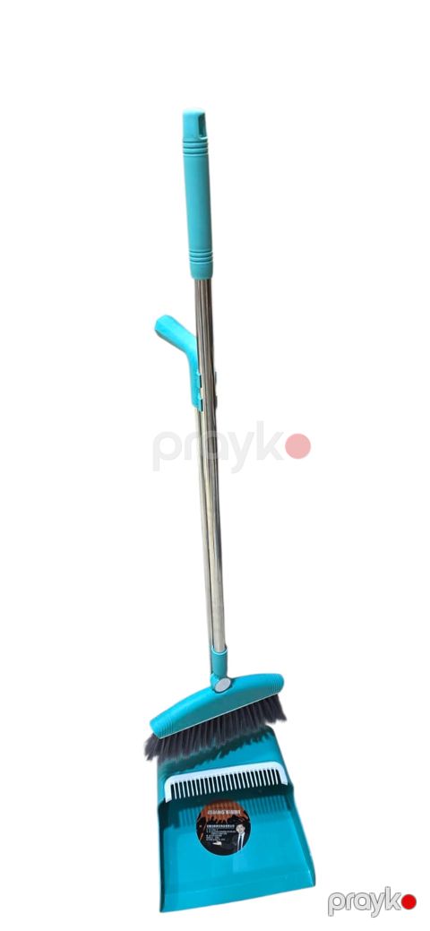 Süpürgə və xəkəndaz dəsti vm952, mavi, 120/86 sm — Bakı