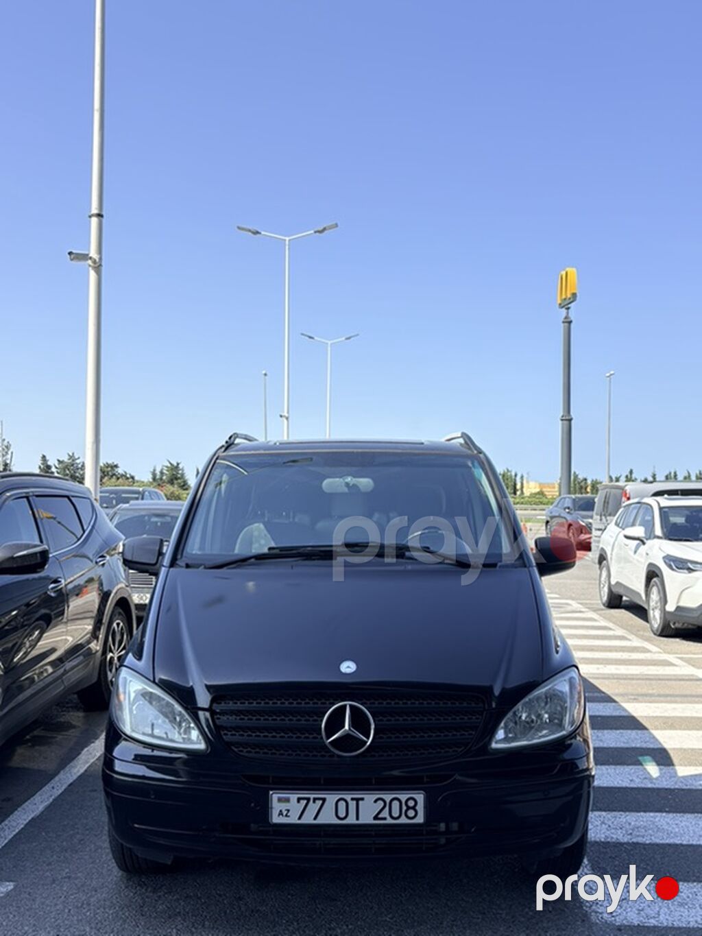 Mercedes‑Benz Vito – qara rəngli, uzun kuzovlu miniven 77-OT-208 — Avtomobillər, Digah (2)