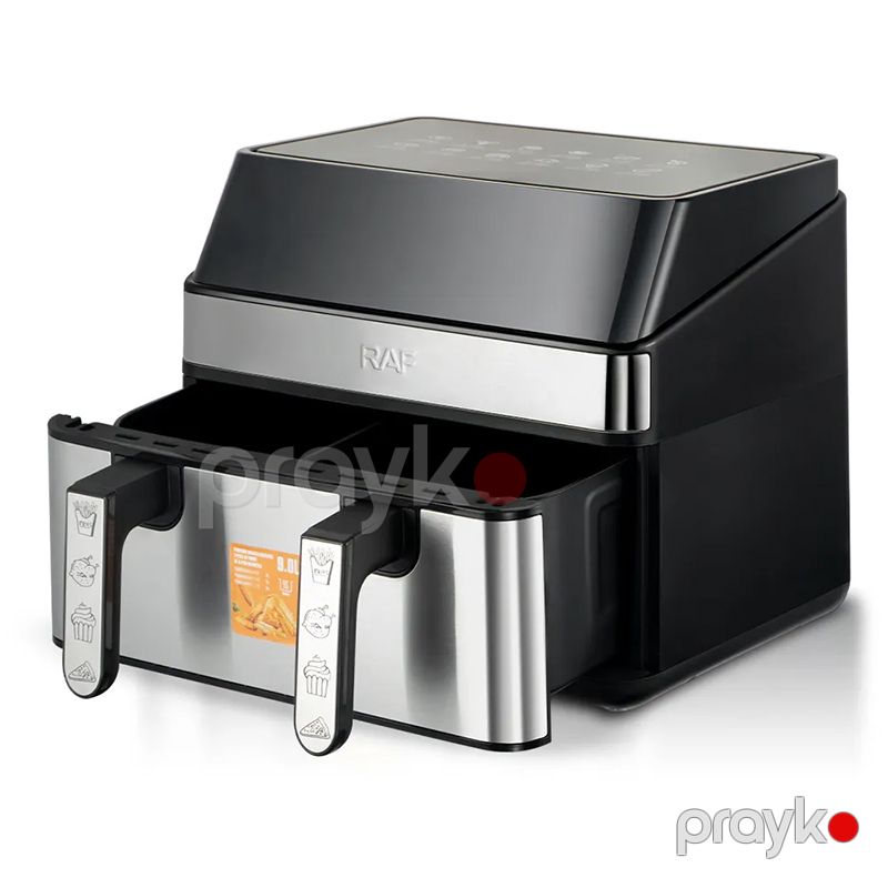 RAF R.5270 Çoxfunksiyalı Elektrikli Qızardıcı Hava Fritöz Airfryer 2000W — Digər mətbəx texnikası, Bakı (2)
