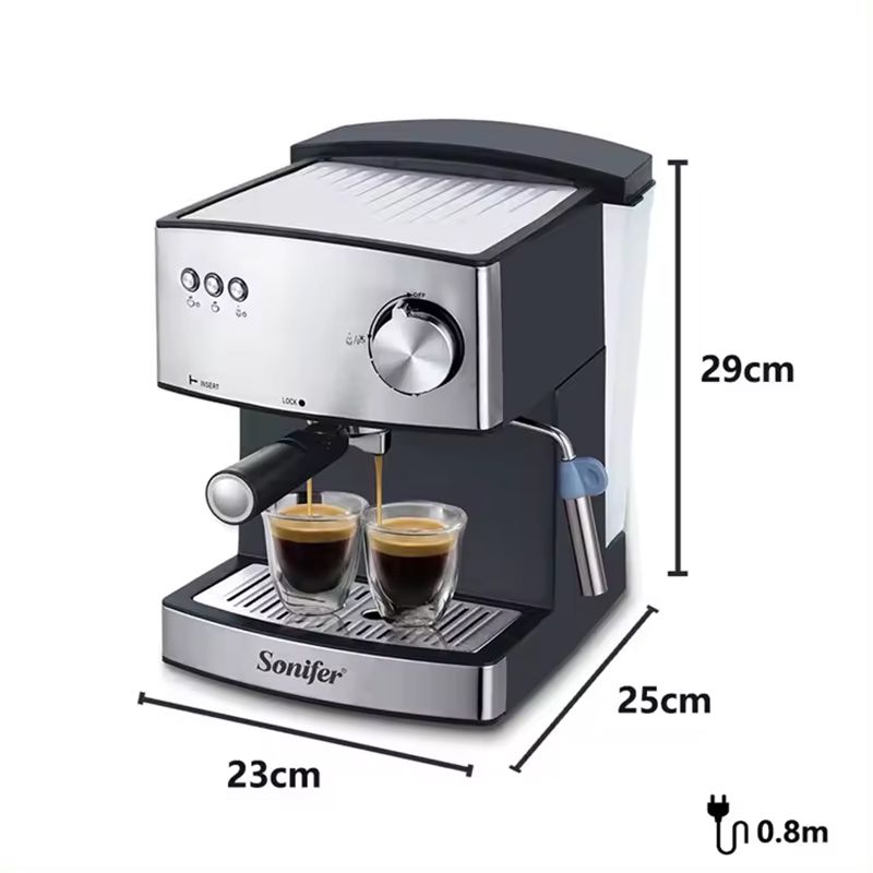 Sonifer SF-3528 Çoxfunksiyalı Qəhvə Maşını Yüksək Keyfiyyətli Kappuçino Espresso Kofe Hazırlayan Aparat 850W — Digər mətbəx texnikası, Bakı (5)