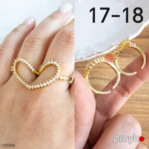 Qadınlar üçün üzük 12E5306, paslanmayan polad — Bakı