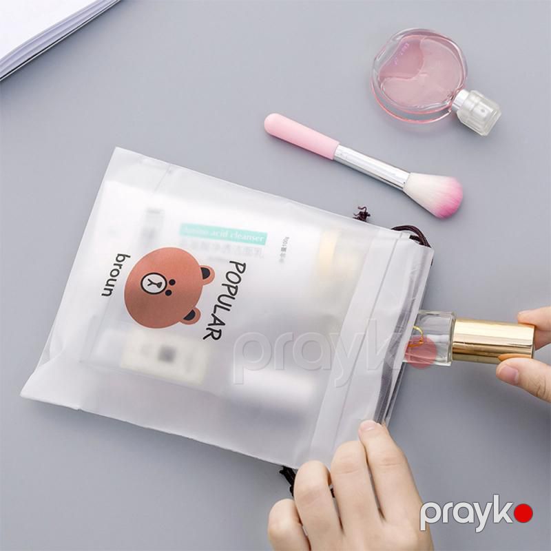 Xüsusi çap edilmiş loqosu olan promosyon xarakterli kiçik şəffaf ipli plastik torbalar — Mallar, Bakı (4)