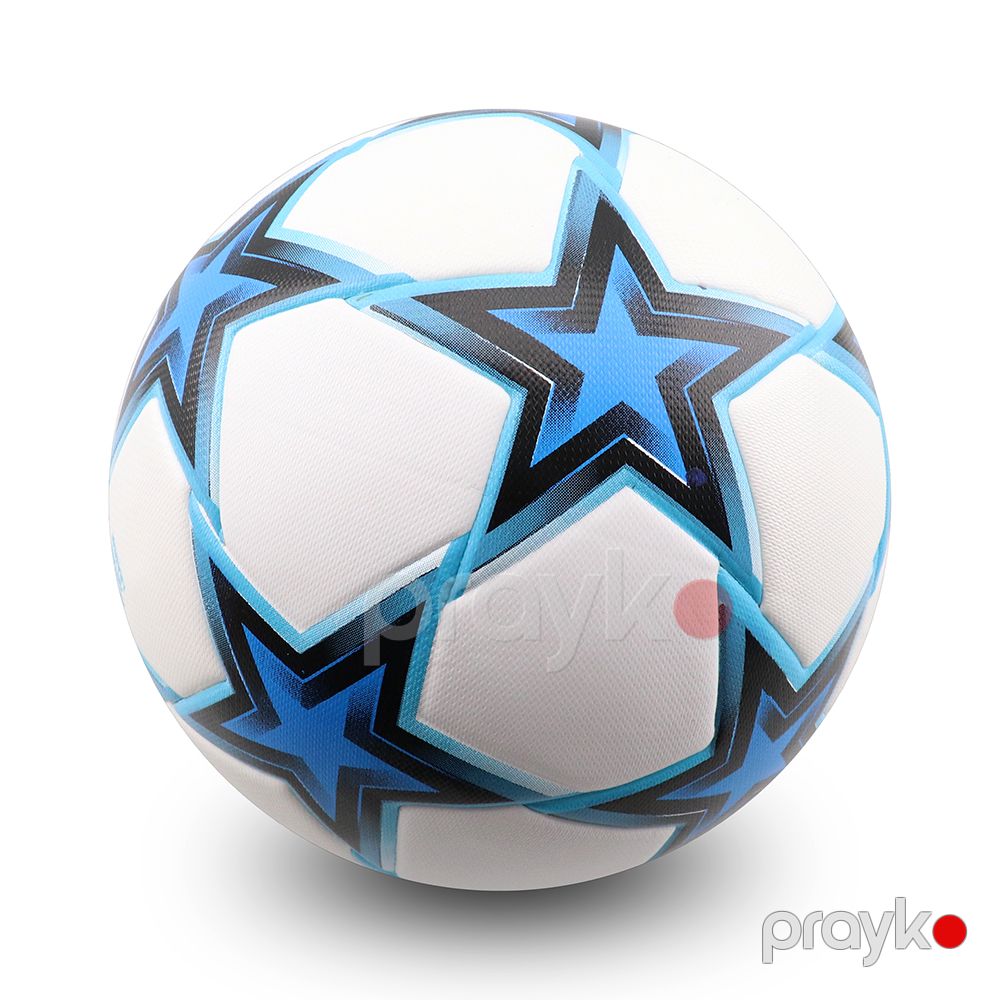 Futbol topu Uefa Seriyası 21-22 Mavi Futbol Topu Sürüşməyən Yumşaq Teksturalı Futbol Topu Ölçü 5 — İdman, hobi, istirahət, Bakı (2)