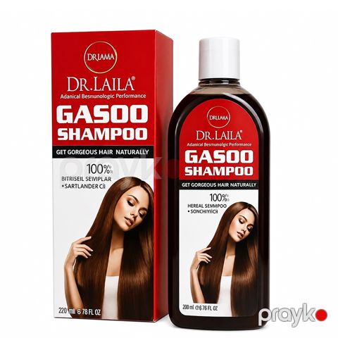 Dr. Laila Cosmetics Gasoo Şampun 200 ml – Bitki Tərkibli Gücləndirici Saç Baxım Şampunu — Bakı