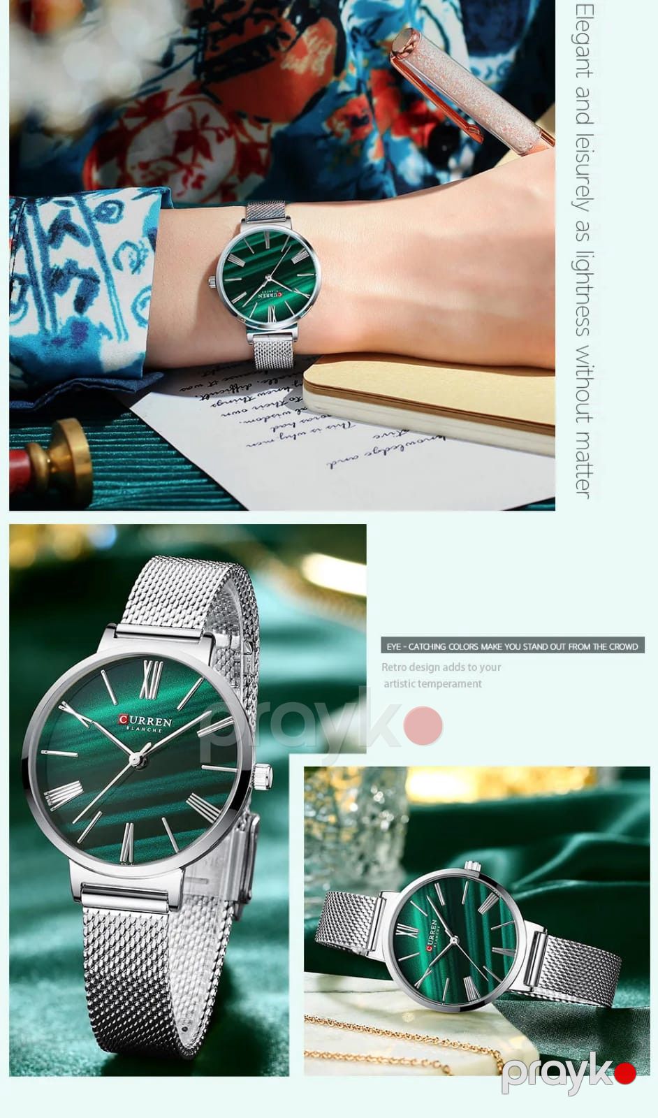 Qadın qol saatı Curren Blanche Silver — Mallar, Bakı (2)