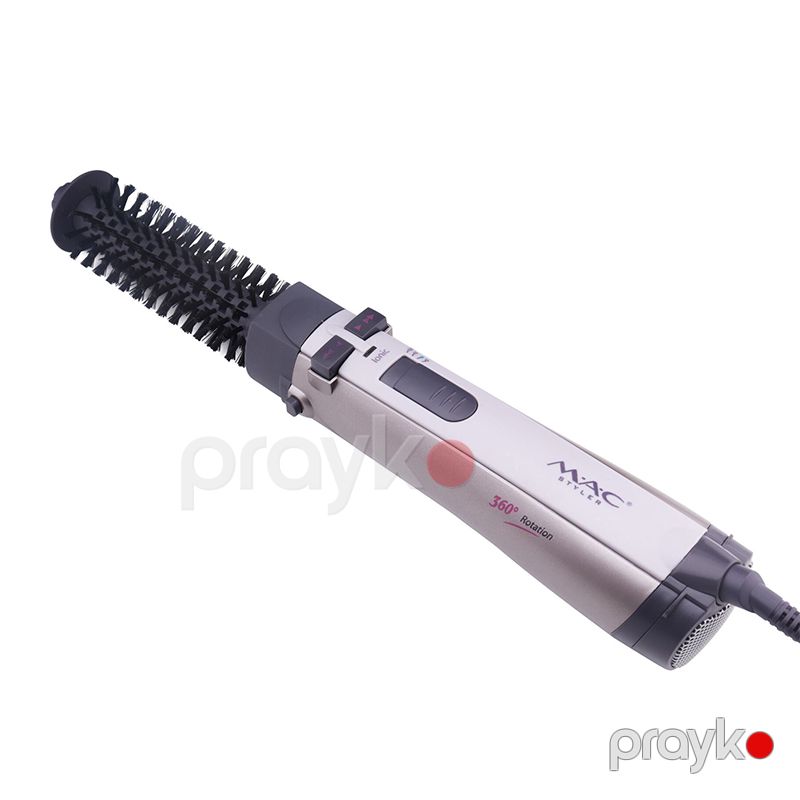 Peşəkar Mac Styler 3-ü 1-də Saç Qurutma Feni Avtomatik Fırlanma Özəlliyi ilə Saç Düşləşdirici Saç Hamarlaşdırıcı İsti Fırça Başlıq — Fən, Bakı (4)