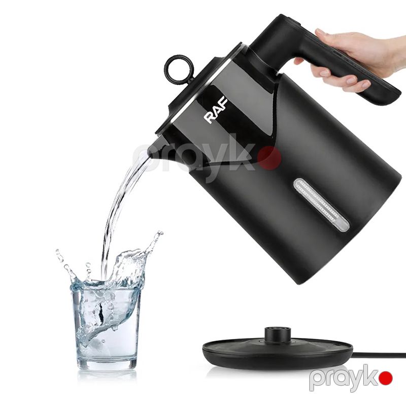 Yeni Yüksək Keyfiyyətli RAF Elektrikli Çaydanı 2000W Gücündə Paslanmayan Polad Materal və Mükəmməl Dizayn R.7804 — Elektrik çaydanları və termoslar, Bakı (5)