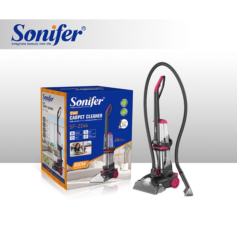 Sonifer SF-2246 800W Güclü 3-ü 1-də Sorma Gücü Yuma, Təmizləmə və Tozsoranla Xalça Təmizləyicisi — Tozsoran, Bakı (2)