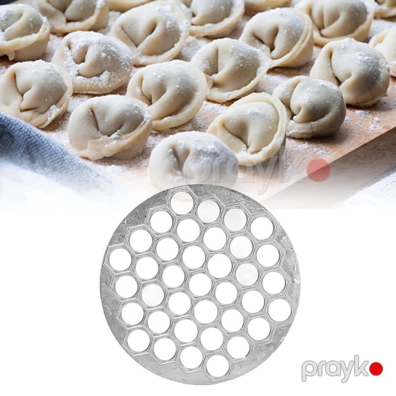 Düşbərə üçün Dəyirmi Xəmir kəsici 37 Dəlikli Alüminium Düşbərə xəngəl kəsici orjinal rus pelmeni hazırlayıcısı — Qablar və mətbəx əşyaları, Bakı (5)