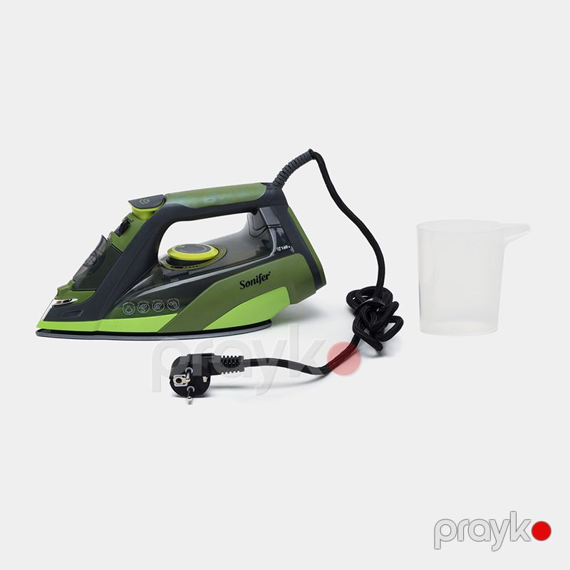 Sonifer SF-9092 Professional Buxarlı Ütü Keramika Altlıqlı Buxarlı Ütü 2400W Gücündə — Ev texnikası, Bakı (4)