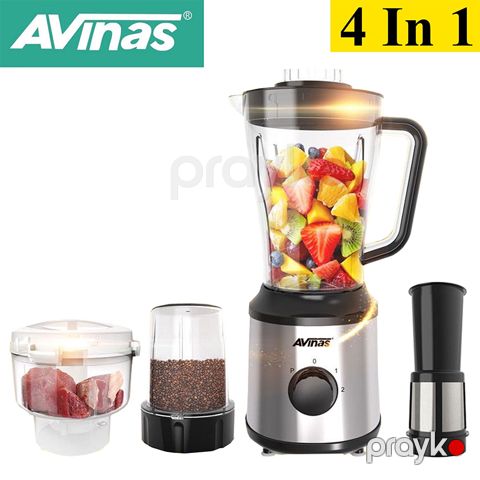 Professional Kokteyl Blenderi 4-ü 1 Arada Qida Prosessoru Yüksək Güclü Elektrikli Blender Dəsti 1200 Watt — Bakı