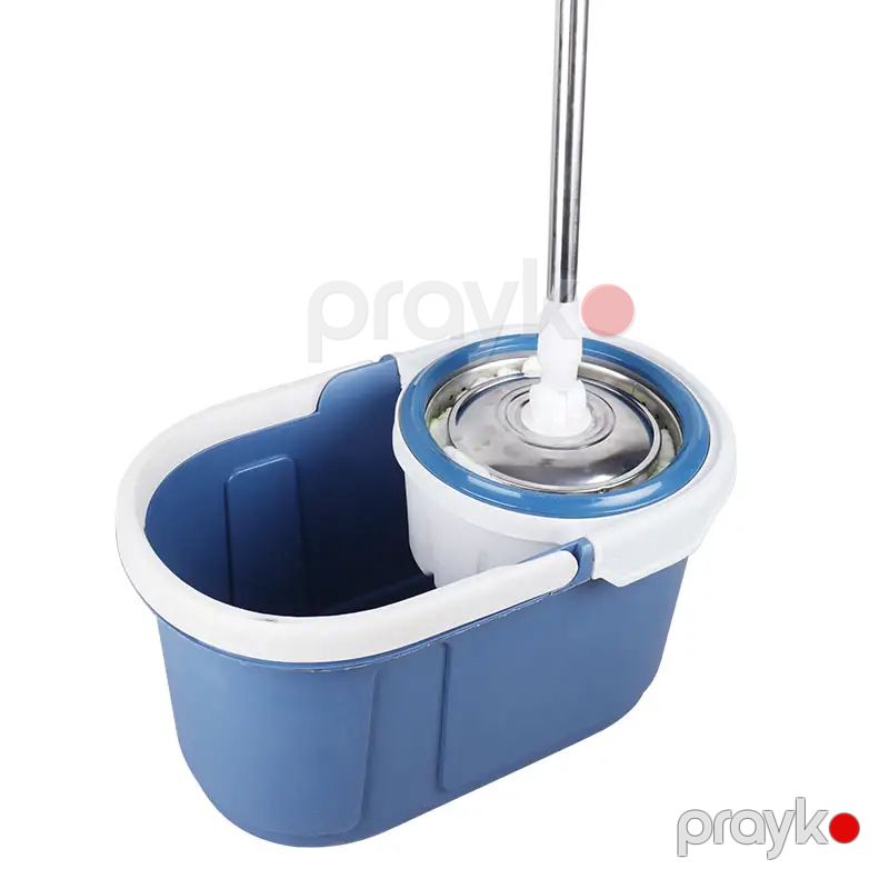 Döşəmə Təmizləyici Vedrə Dəsti 360° Mikrofiber Mop Başlığı Fırlanan Döşəmə Təmizləyici Mop 700ml Bs-008 — Mallar, Bakı (2)