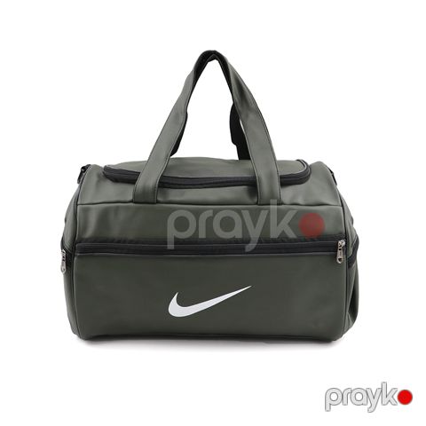 Nike Dəri Teksturalı Səyahət Çantası Unisex Çanta Səyahət Çantası Qara Nike Sport Bag Yeni Mini Sport İdman Çantası — Bakı