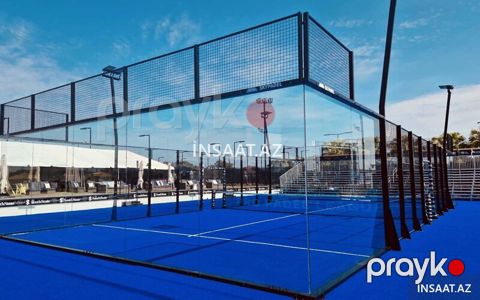 Padel kort tikintisi — Bakı