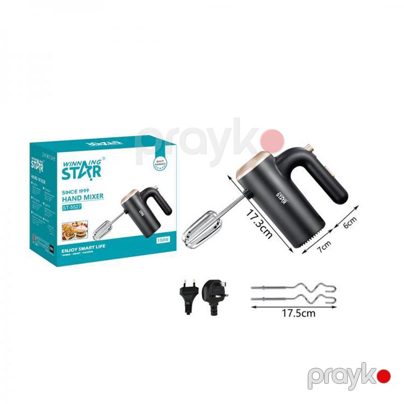 Wınnıng Star Portativ Yumurta Çırpıcı Əl Mikseri Elektrikli Mini Mikser — Blenderlər, xırdalayanlar və mikserlər, Bakı (6)