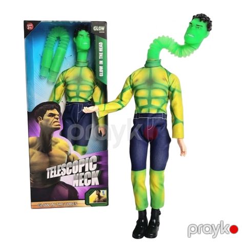 Hulk Uzanan Boyunlu Super Qəhrəman Oyuncağı — Bakı