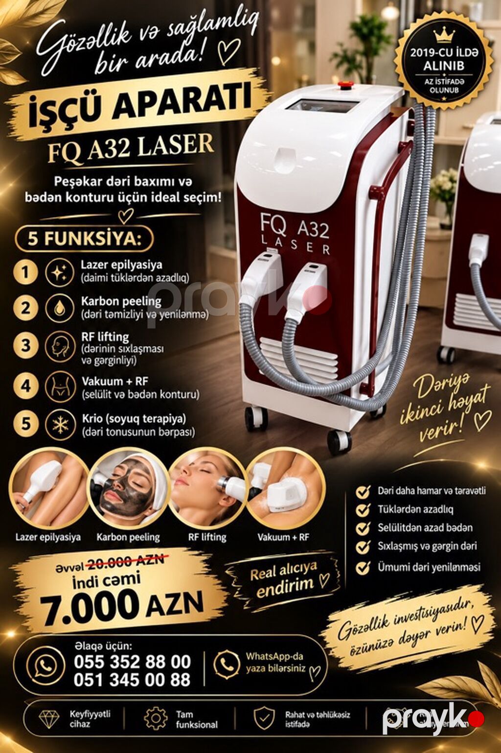 Epilyasiya üçün, Zəmanətlə — Lazer epilyasiya aparatları, Bakı (4)